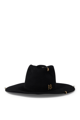 قبعة فيدورا رسلان باجينسكي بسلسلة